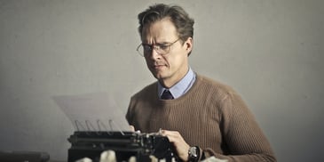 man-on-typewriter