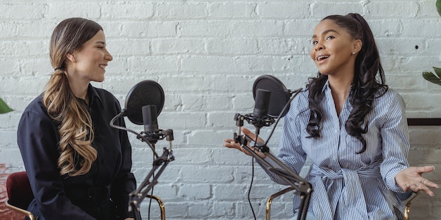 two-people-on-podcast