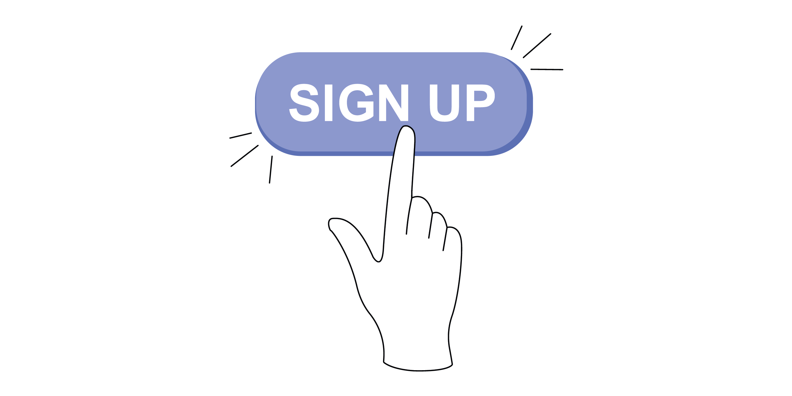 finger-clicking-on-sign-up button 