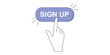 finger-clicking-on-sign-up button 